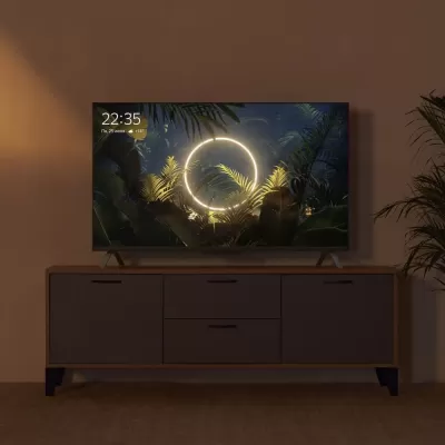 50" Телевизор YANDEX YNDX-00092 черный 3840x2160, Frameless, 4K Ultra HD, 60 Гц, WIFI, SMART TV, 2 x 8 Вт, ТВ Станция с Алисой 50" Телевизор YANDEX YNDX-00092 черный 3840x2160, Frameless, 4K Ultra HD, 60 Гц, WIFI, SMART TV, 2 x 8 Вт, ТВ Станция с Алисой