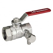 Кран Giacomini шаровой с вн./вн. резьбой и сливом 1"