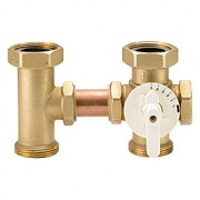 Трехходовой смесительный клапан с поворотным затвором 1 1/2" Giacomini