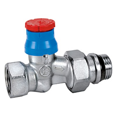 Прямой термостатический клапан Giacomini 3/4", отвод без герметичной прокладки Прямой термостатический клапан Giacomini 3/4", отвод без герметичной прокладки