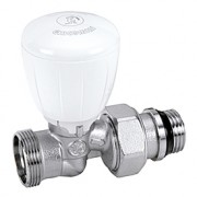 Прямой микрометрический термостатический клапан с нар. резьбой Giacomini 1/2" x 3/4"E