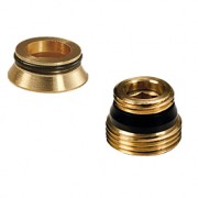 Переходник Giacomini с герметичной прокладкой 1/2" x 3/4"E для узлов нижнего подключения стальных панельных радиаторов R383, R384, R387, R388