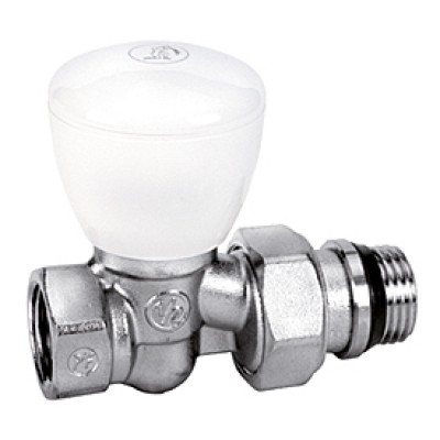 Прямой ручной клапан Giacomini 1/2", отвод с герметичной прокладкой Прямой ручной клапан Giacomini 1/2", отвод с герметичной прокладкой