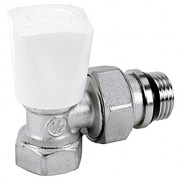 Угловой ручной клапан Giacomini компактный 1/2"