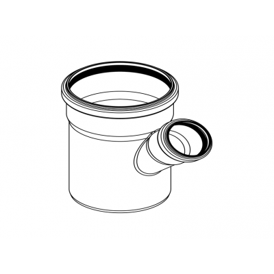 Тройник 110/75/45° Тройник 110/75/45°