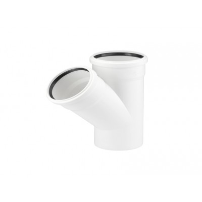 Тройник 110/110/45° Тройник 110/110/45°