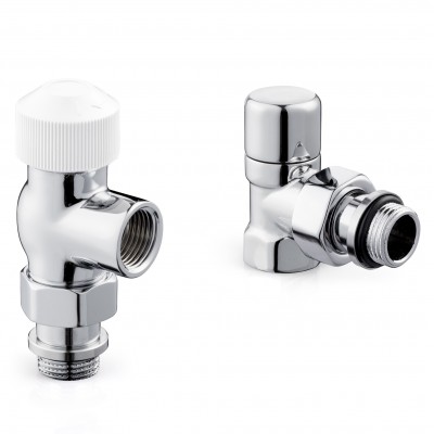 Набор термостатический для радиатора осевой Royal Thermo Design 1/2"М30х1,5 (Хром) Набор термостатический для радиатора осевой Royal Thermo Design 1/2"М30х1,5 (Хром)