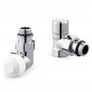 Набор термостатический для радиатора трехосевой ROYAL THERMO Design 1/2"М30х1,5 (Хром)