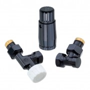 Комплект подключения SCHLOSSER осевой STANDARD MINI 1/2 (Ral 9005) с термог. MINI DIAMANT М30х1,5