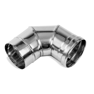 Колено дымохода 90 гр из нержавеющей стали (Диаметр 120 мм) для теплогенераторов Ballu-Biemmedue Колено дымохода 90 гр из нержавеющей стали (Диаметр 120 мм) для теплогенераторов Ballu-Biemmedue