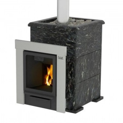 Дровяная печь с облицовкой Костер STONE 28 Релакс (пироксенит) Дровяная печь с облицовкой Костер STONE 28 Релакс (пироксенит)