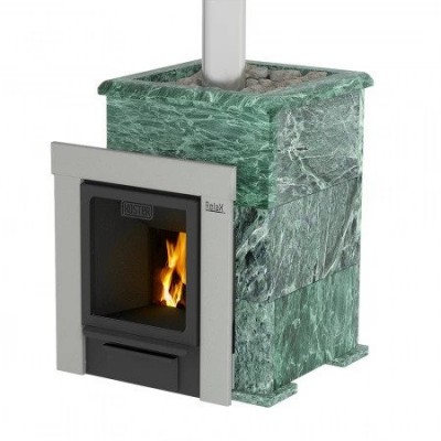 Дровяная печь с облицовкой Костер STONE 28 Релакс (змеевик) Дровяная печь с облицовкой Костер STONE 28 Релакс (змеевик)