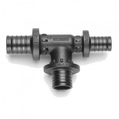 Тройник с уменьшенным боковым и торцевым проходами 25-20-20 (PX) Тройник с уменьшенным боковым и торцевым проходами 25-20-20 (PX)