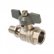 Кран шаровый с аксиальным соединением вн. 16x1/2"