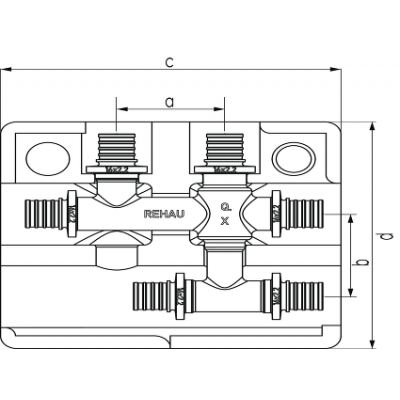 Крестовина латунная 20-16-16 ("переход трубы над трубой") Крестовина латунная 20-16-16 ("переход трубы над трубой")