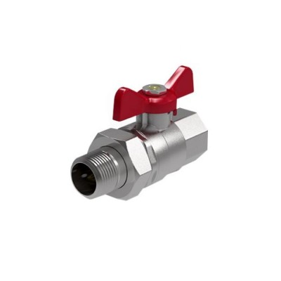 Кран шаровый Royal Thermo Optimal 3/4" НГ усиленный, бабочка Кран шаровый Royal Thermo Optimal 3/4" НГ усиленный, бабочка