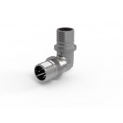 Уголок соединительный с наружной резьбой 20?3/4"