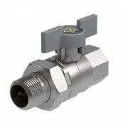 Кран шаровый Royal Thermo EXPERT 1" нар-вн, НГ, ручка-бабочка