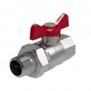 Кран шаровый Royal Thermo Optimal 1 1/4" НГ, бабочка