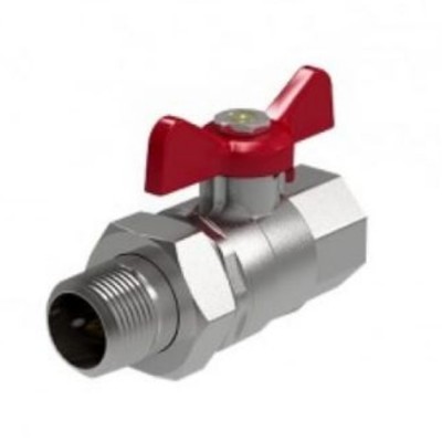 Кран шаровый Royal Thermo Optimal 1 1/4" НГ, бабочка Кран шаровый Royal Thermo Optimal 1 1/4" НГ, бабочка