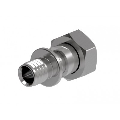 Соединение прямое с внутренней резьбой 16 (накидная гайка, евроконус) Соединение прямое с внутренней резьбой 16 (накидная гайка, евроконус)