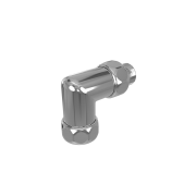 Уголок со сгоном, гайка -штуцер 1" х 1/2" для полотенцесушителей (комплект в кор. 2 шт.)