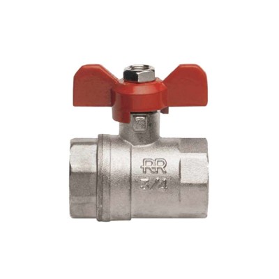 Кран шаровый Royal Thermo Optimal 1/2" нар-вн, ручка-бабочка Кран шаровый Royal Thermo Optimal 1/2" нар-вн, ручка-бабочка