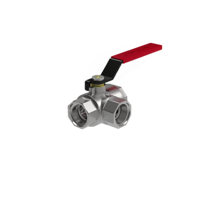 Кран шаровый Royal Thermo Optimal трехходовой тип L 1/2" Кран шаровый Royal Thermo Optimal трехходовой тип L 1/2"