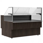 Витрина холодильная Carboma GC110 SV 1,25-1 (ВХСр-1,25 Carboma GC110) (1005 ВЕНГЕ) БЕЗ БОКОВИН