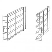 Комплект боковых суппортов на 5 уровней PIRON KGI00003