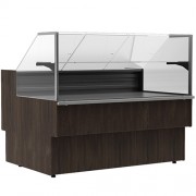 Витрина холодильная Carboma GC110 VM 1,5-1 (ВХС-1,5 Carboma GC110 (динамика)) (1005 ВЕНГЕ) БЕЗ БОКОВИН