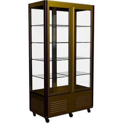 Шкаф среднетемп. кондит. 1100х600х1950мм, D4 VM 800-1 (R800C Люкс корич-золот) +2...+10С, 8 полок Шкаф среднетемп. кондит. 1100х600х1950мм, D4 VM 800-1 (R800C Люкс корич-золот) +2...+10С, 8 полок