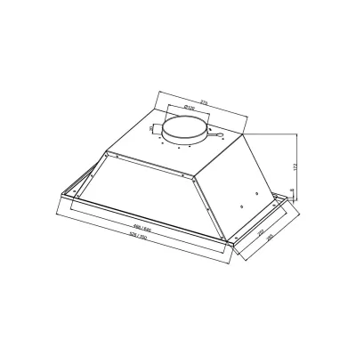 Встраиваемая вытяжка NORDFROST FB 9060 X Встраиваемая вытяжка NORDFROST FB 9060 X