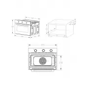 Духовой шкаф NORDFROST HM 5060 W