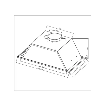 Встраиваемая вытяжка NORDFROST FB 6060 X Встраиваемая вытяжка NORDFROST FB 6060 X