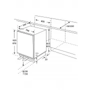 Встраиваемый морозильник NORDFROST NFB 150 W
