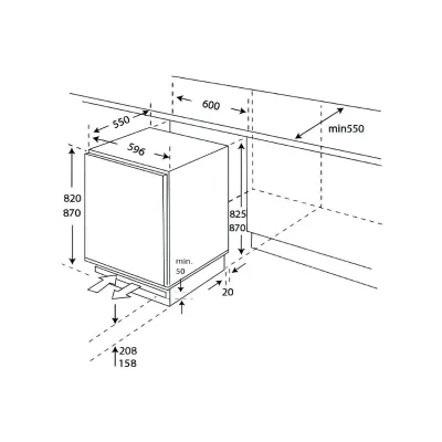 Встраиваемый морозильник NORDFROST NFB 150 W Встраиваемый морозильник NORDFROST NFB 150 W