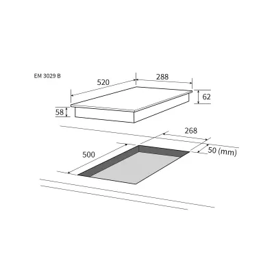 Варочная поверхность NORDFROST EM 3029 B Варочная поверхность NORDFROST EM 3029 B