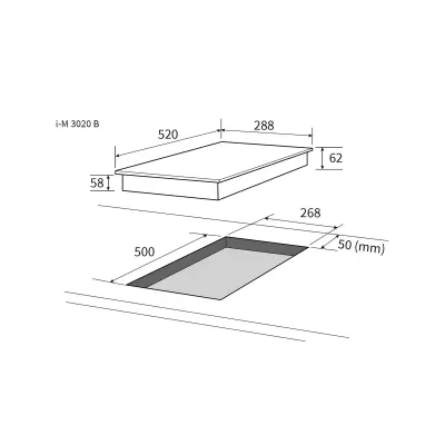 Варочная поверхность NORDFROST i-M 3020 B Варочная поверхность NORDFROST i-M 3020 B
