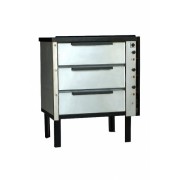 Печь хлебопекарная электрическая ХПЭ-750/500.31 нерж (1274х1030х1604мм, 3 яруса, 380В, 19,2кВт) в обрешетке