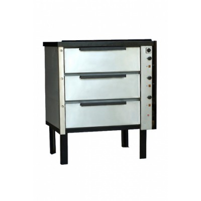 Печь хлебопекарная электрическая ХПЭ-750/500.31 нерж (1274х1030х1604мм, 3 яруса, 380В, 19,2кВт) в обрешетке Печь хлебопекарная электрическая ХПЭ-750/500.31 нерж (1274х1030х1604мм, 3 яруса, 380В, 19,2кВт) в обрешетке