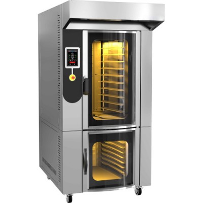 Мини печь ротационная ALTUNTOP ATDPE с расстоечным шкафом Мини печь ротационная ALTUNTOP ATDPE с расстоечным шкафом