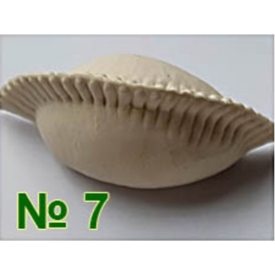 Формующий узел пельменного аппарата Roal Meat QT-150 №7 (имитация лепки: полумесяц ребристые края) Формующий узел пельменного аппарата Roal Meat QT-150 №7 (имитация лепки: полумесяц ребристые края)