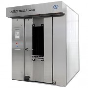 Печь ротационная ИРТЫШ ПВТ - 2Дф1 (2650х1620х2480мм; 51 кВт; под противни 600х800мм; корпус нерж.)