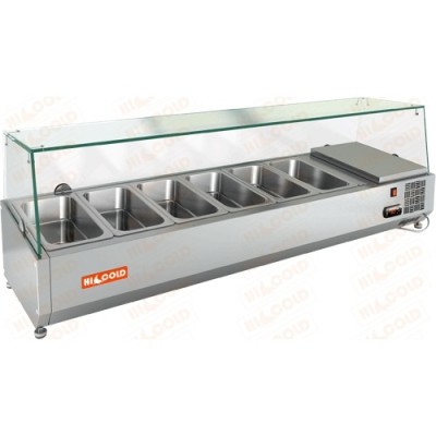 Витрина холодильная настольная HICOLD VRTG 1425 Витрина холодильная настольная HICOLD VRTG 1425
