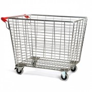 Тележка-корзина грузовая STB300 красная
