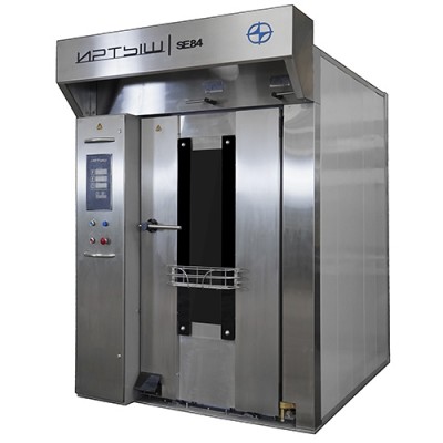 Печь ротационная ИРТЫШ ПВТ - 08Дф 1 (2260х1520х2180мм; 33 кВт; под противни 700х540мм; нерж.) Печь ротационная ИРТЫШ ПВТ - 08Дф 1 (2260х1520х2180мм; 33 кВт; под противни 700х540мм; нерж.)