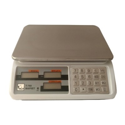 Весы торговые ФорТ-Т 769 Маркет (32; 5, 230х330) LCD Весы торговые ФорТ-Т 769 Маркет (32; 5, 230х330) LCD