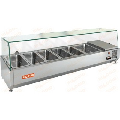 Витрина холодильная настольная HICOLD VRTG 1485 Витрина холодильная настольная HICOLD VRTG 1485