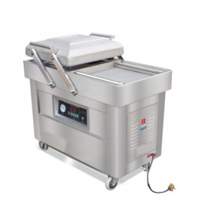 Машина вакуум-упаковочная двухкамерная DZQ-400/2SB, с газом Машина вакуум-упаковочная двухкамерная DZQ-400/2SB, с газом